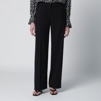 Pantaloni Torino Black wool trousers