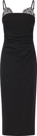 Pinko Midi Jurk - Dames - Casual kleedjes - Zwart - M - Kleedjes