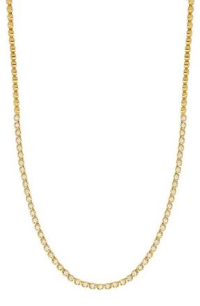 Bony Levy Mykonos Diamond Tennis Necklace in 18K Yellow Gold at Nordstrom, Size 16