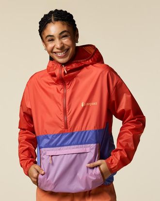 Cotopaxi Teca Half-Zip Windbreaker - Womens in Smell The Begonias at Nordstrom, Size X-Large