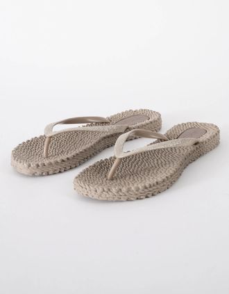 Ilse Jacobsen Womens Ilse Jacobsen Cheerful Glitter Womens Flip Flops - Atmosphere 149 - Brown - Size: 7