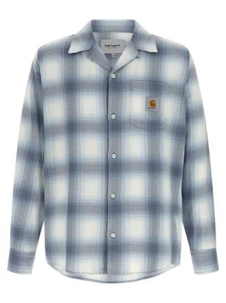 Carhartt Work in Progress Light Blue Loose Checks Shirt