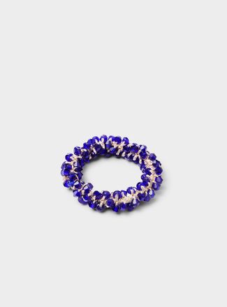 Simons Womens Faceted stone hair tie