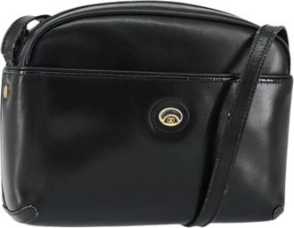 Gucci Pre-owned Cross Body Bag - Dames - Vintage Schoudertas - Zwart - ONE Size - Leer - Vintage