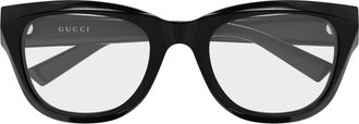 Gucci Geometric Optical Frame - Dames - Brillen - Zwart - 53 MM - Accessoires