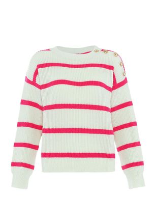 Faina Jumper Dames gebroken wit roze