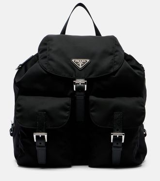 Prada Zaino in Re-Nylon Medium con finiture in pelle