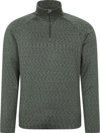 Mountain Warehouse Mens Power Quarter Zip Midlayer Top in Khaki Green at Nordstrom, Size Xxx-Large