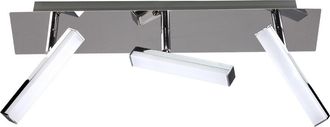 Fabrilamp Aplique Jorge 3x5w Led 1200lm 3000k L.42xan.10,5xal.7,5cm Cromo