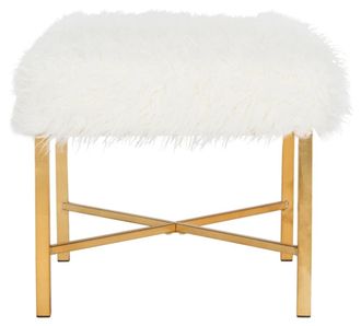 Safavieh Banco en hierro blanco