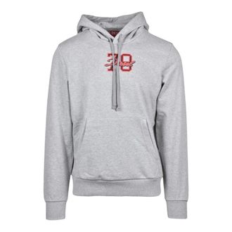 Diesel Hoodies, male, Gray, Size: M Felpa con cappuccio