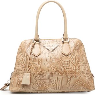 Prada Tweedhandslederen Handtas