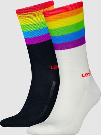 Levi's Regular Cut Pride Socks 2 pack - Hombre - 35 - Multicolor / Mixed Colour