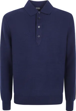 Ermenegildo Zegna Polo Neck Sweater Z Lux Leisurewear