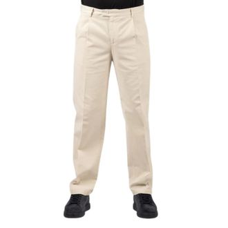 BRIGLIA 1949 Pantalones Margutta - Trousers - Hombre - Beige - XS