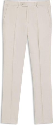 BOSS BY BECKHAM slim-fit pants with micro pattern