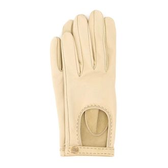 Valentino Garavani Gloves, unisex, Beige, Size: 7 1/2 IN Driver Gloves