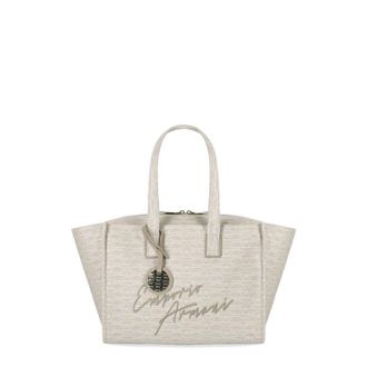 Emporio Armani All-over Monogram Medium Shopper Bag