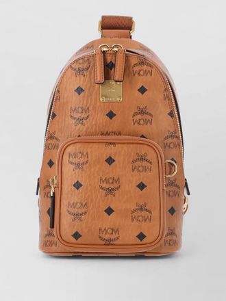 MCM backpack shoulder style adjustable strap top handle
