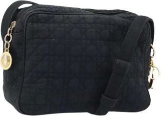 Dior Pre-owned Cross Body Bags, female, Black, Size: ONE SIZE Pre-owned Nylon Shoulder Bag