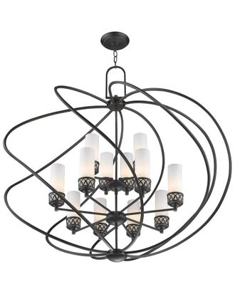 Livex Lighting Livex Westfield 8-Light + 4-Light Ob Foyer Chandelier