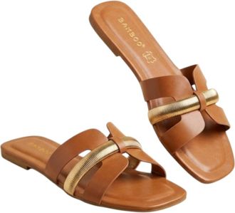 Bambooa Womens Lux Day Out Sandal In Brown