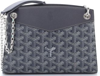 Goyard Structured Rouette Chain Shoulder Bag Coated Canvas Mini