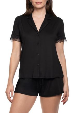 In Bloom by Jonquil Sevilla Short Pajamas in Black at Nordstrom, Size X-Large