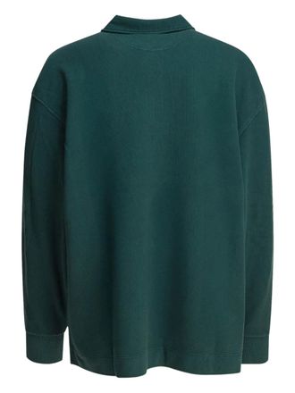 Carhartt Work in Progress Script zip logo polo shirt - men - Cotton - S - Green