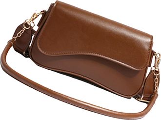 Generic Leather Bag - Modern Women Handbag, Multi Pocket Hobo Bag for Work Commute, Stylish Purse for Daily, Organizer for Wallet Phone Makeup, Lightweight Fa