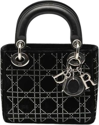 Dior Pre-owned Lady Dior - Dames - Vintage Handtas - Zwart - ONE Size - Vintage