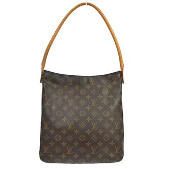 Louis Vuitton Looping Monogram Canvas Brown Canvas Handbag (Pre-Owned)