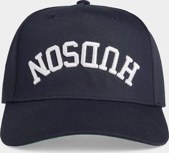 Hudson Men & apos;s Embroidered Reverse Logo Baseball Cap
