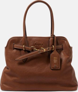 Miu Miu Aventure Medium leather tote bag