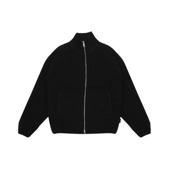 Carhartt Work in Progress Banley Sweater Jacket - Heren - Truien - Zwart - Maat: L Wol