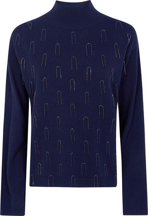 Fabiana Filippi Sweater Turtle Neck Platinum