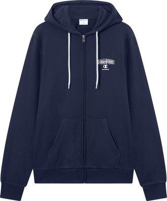 Champion Kapuzensweatshirt CHAMPION Graphic Terry Full Zip Hoodie Sweatshirt, Herren, Gr. XXL, nny, Obermaterial: 55% Baumwolle, 45% Polyester, Sweatshirts Kap