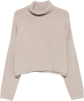 Lisa Yang Truien & Vesten, Dames, Beige, M, Kasjmier, Sandy Sweater
