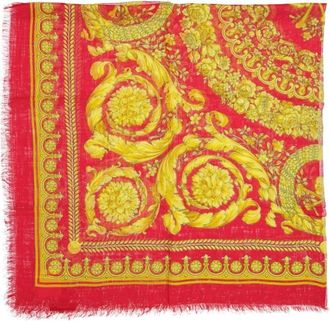 Versace Foulard Vierkante Sjaal - Dames - Zijden sjaals - Veelkleurig - ONE Size - Accessoires
