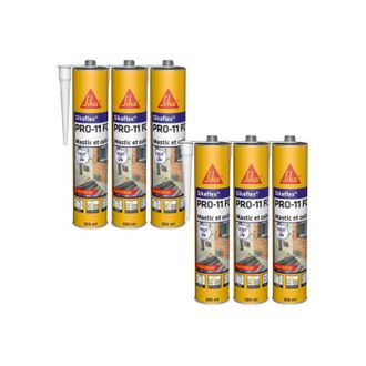 Sika Juego De 6 Adhesivos Sika Sikaflex Pro 11 Fc Purform - Blanco - 300ml