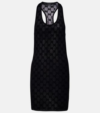 Gucci GG cr&ecirc;pe minidress