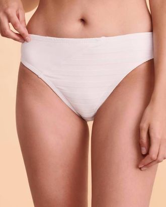 La Blanca Linea Hipster Bikini Bottom In White