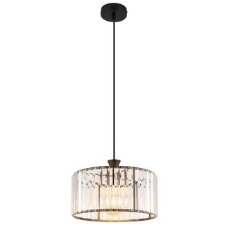 Globo Lighting Globo - L&aacute;mpara Colgante - Jordana - Negro - Vidrio - &Oslash; 31cm