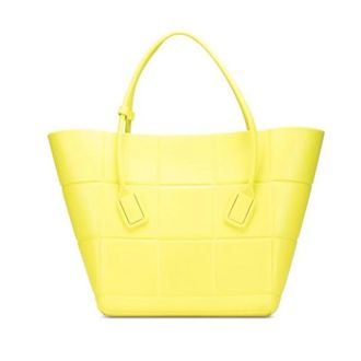 Bottega Veneta Pre-owned Tote Bags, female, Yellow, Size: ONE SIZE Pre-owned Rubber totes