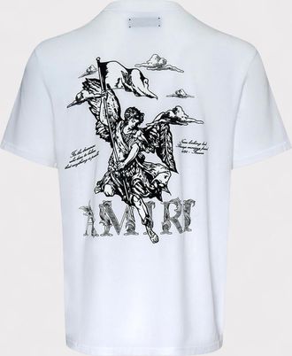 Amiri Mens MA Angels Tee White - Size X-Small