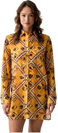 Kurt Geiger Donna, Camicette, Multicolore, L, new