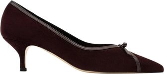 Parall&egrave;le Finch Pump - Dames - Pumps - Rood - 40 EU - Leer - Schoenen