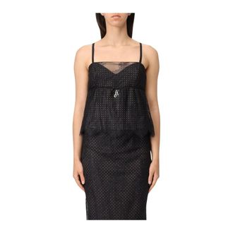 Aniye By Sleeveless Tops, female, Blue, Size: M Blue Sleeveless V-Neck Top