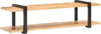 vidaXL Vidaxl - Mueble para tv de madera maciza de mango rugosa 160x40x40 cm