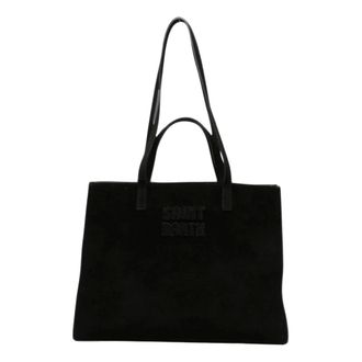 MC2 Saint Barth Jour Bag Midi - Dames - Tassen - Zwart - Maat: ONE Size Leer